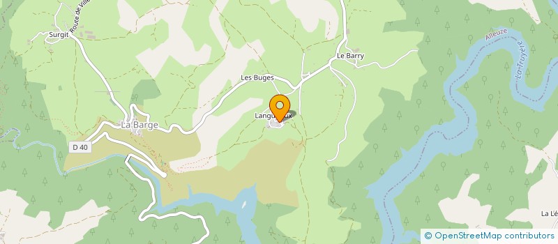 localisation de l'entreprise MADAME ELISABETH BOUNIOL à NEUVEGLISE-SUR-TRUYERE