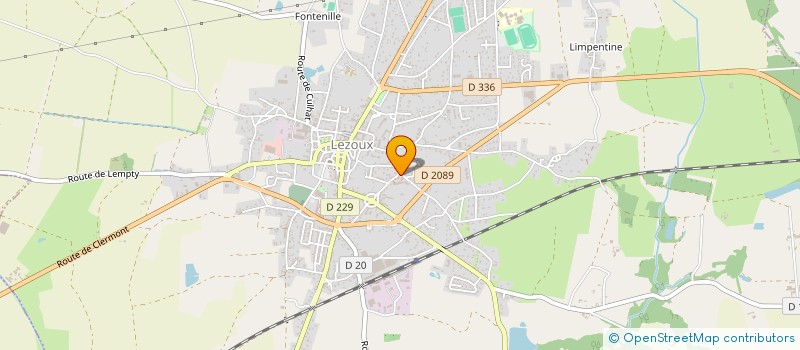 localisation de l'entreprise MADAME ELISABETH BOURDEL  LEZOUX