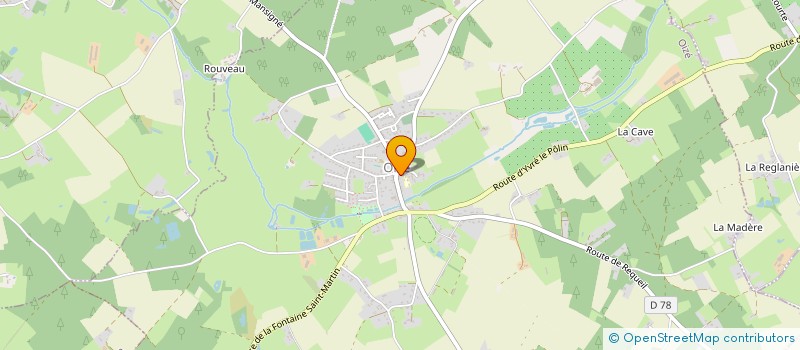 localisation de l'entreprise MADAME ELISABETH BOURGEAIS  LA FONTAINE-SAINT-MARTIN