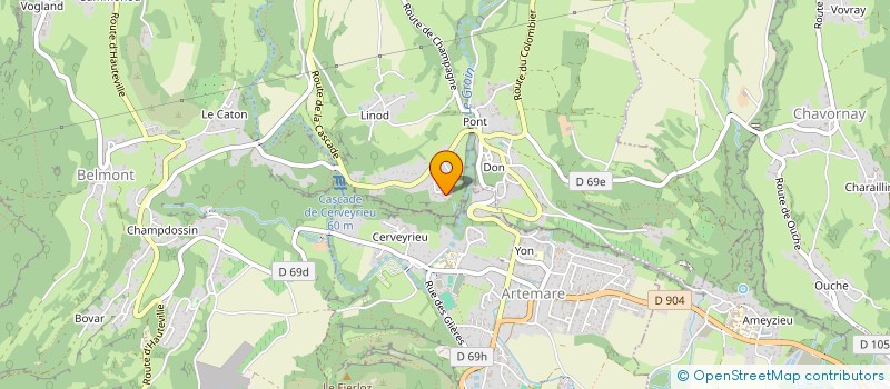 localisation de l'entreprise MADAME ELISABETH BOUVERAT à VALROMEY-SUR-SERAN