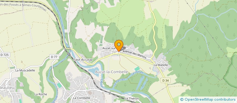 localisation de l'entreprise MADAME ELISABETH BOYER  AUZON