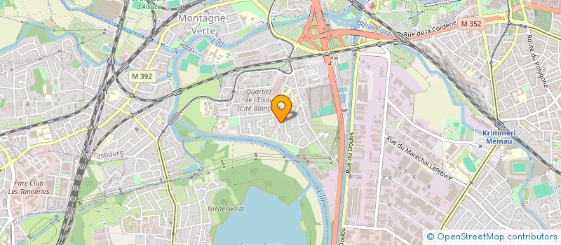 localisation de l'entreprise MADAME ELISABETH BRANDT à STRASBOURG