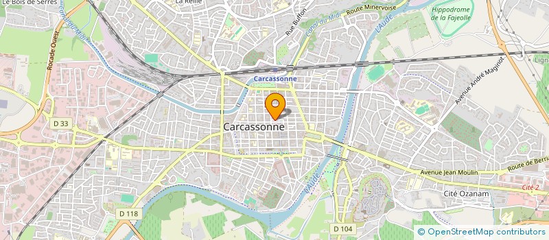 localisation de l'entreprise MADAME ELISABETH BRENAS  CARCASSONNE