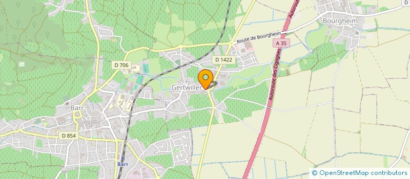 localisation de l'entreprise MADAME ELISABETH BRENNER  GERTWILLER