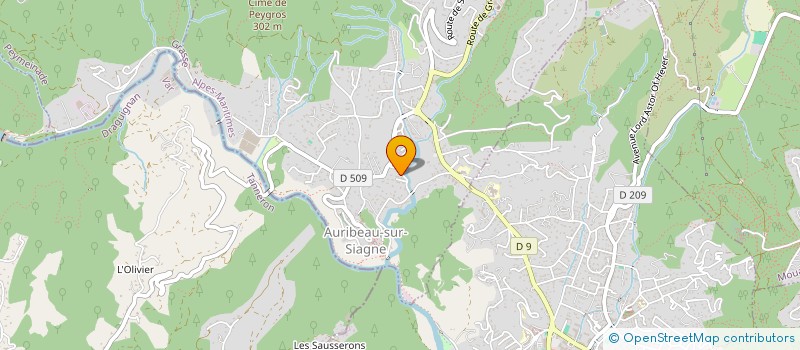 localisation de l'entreprise MADAME ELISABETH BRIEU  AURIBEAU-SUR-SIAGNE