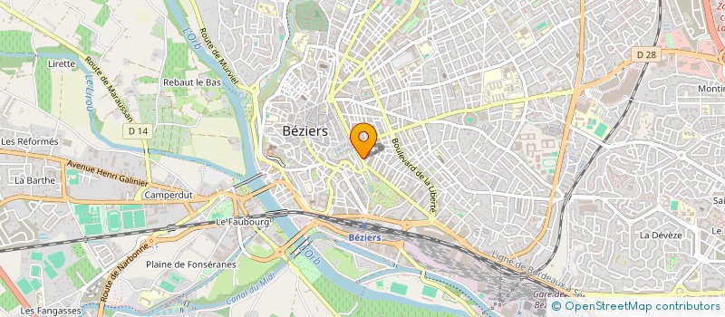 localisation de l'entreprise MADAME ELISABETH BRINGER à BEZIERS