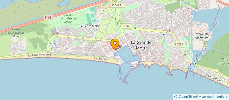 localisation de l'entreprise MADAME ELISABETH BRIONES à LA GRANDE-MOTTE
