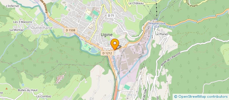 localisation de l'entreprise MADAME ELISABETH BROSE à UGINE