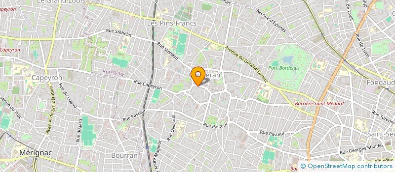 localisation de l'entreprise MADAME ELISABETH BROSILLON à BORDEAUX