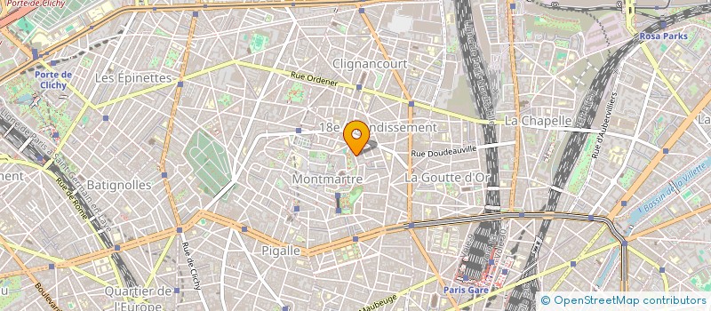 localisation de l'entreprise MADAME ELISABETH BROUSSE  PARIS