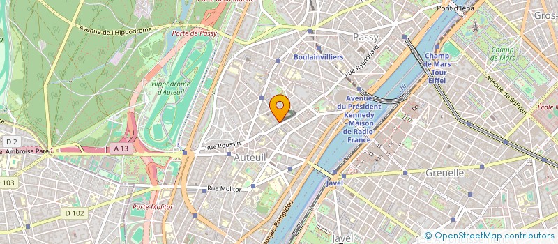 localisation de l'entreprise MADAME ELISABETH BROUSSE  PARIS