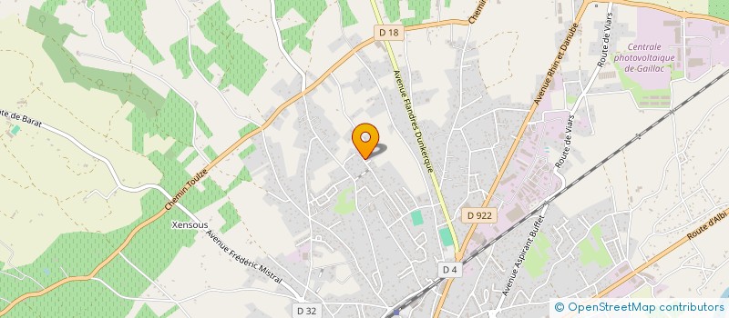 localisation de l'entreprise MADAME ELISABETH BRUGUIER  GAILLAC