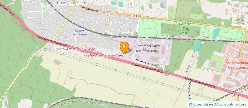 localisation de l'entreprise MADAME ELISABETH BRULE  ROSNY-SUR-SEINE