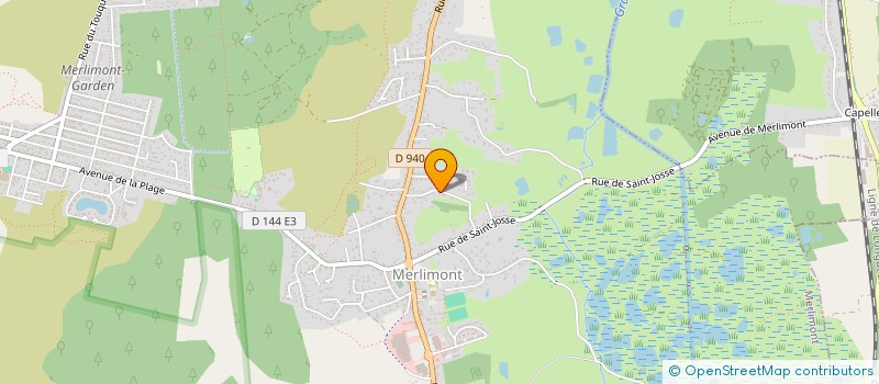 localisation de l'entreprise MADAME ELISABETH BRUNELLE  MERLIMONT