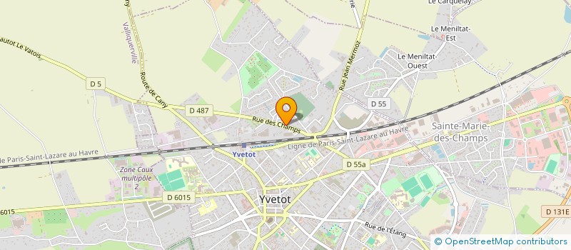 localisation de l'entreprise MADAME ELISABETH BUDZYNSKI à YVETOT