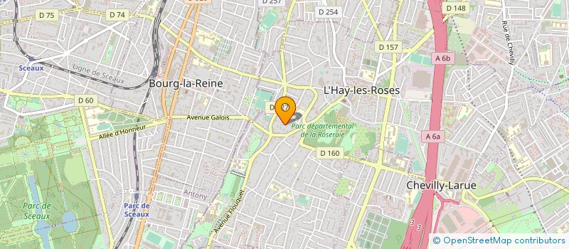 localisation de l'entreprise MADAME ELISABETH BULLET  L'HAY-LES-ROSES