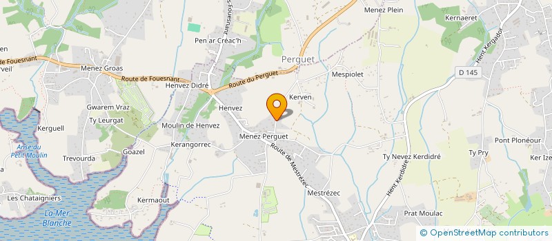 localisation de l'entreprise MADAME ELISABETH BUSSON-LOUEDEC à FOUESNANT