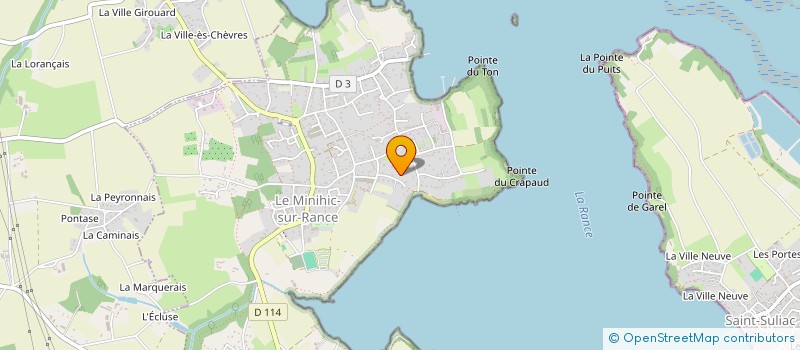 localisation de l'entreprise MADAME ELISABETH CAGNAT  LE MINIHIC-SUR-RANCE