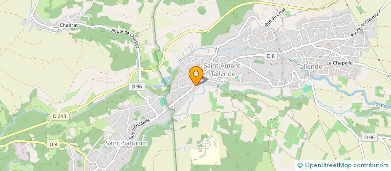 localisation de l'entreprise MADAME ELISABETH CALCATO  SAINT-AMANT-TALLENDE