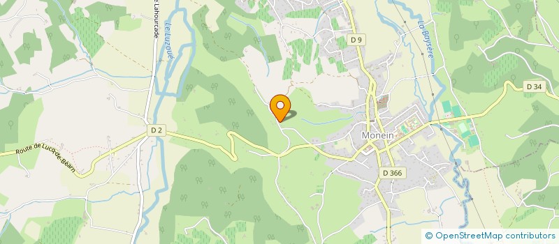 localisation de l'entreprise MADAME ELISABETH CAMET à MONEIN