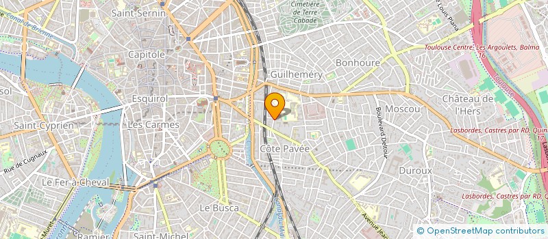 localisation de l'entreprise MADAME ELISABETH CARATGE  TOULOUSE