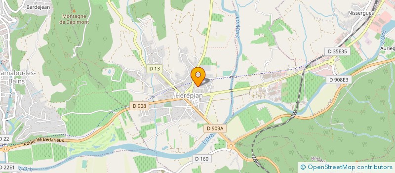 localisation de l'entreprise MADAME ELISABETH CARAYOL  HEREPIAN