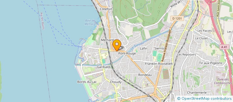 localisation de l'entreprise MADAME ELISABETH CARDIN  AIX-LES-BAINS