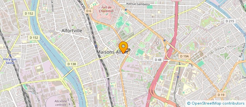 localisation de l'entreprise MADAME ELISABETH CARQUIN à MAISONS-ALFORT