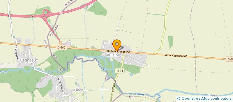 localisation de l'entreprise MADAME ELISABETH CARTIER  VULAINES