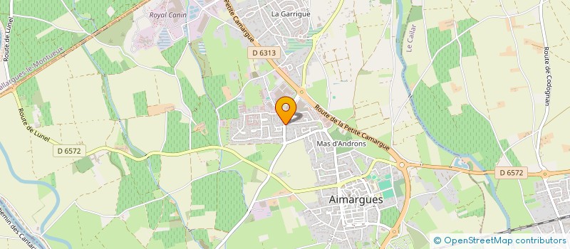 localisation de l'entreprise MADAME ELISABETH CARTOUX  LATTES