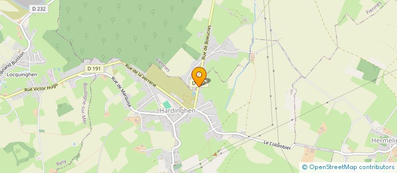 localisation de l'entreprise MADAME ELISABETH CARUSO  HARDINGHEN