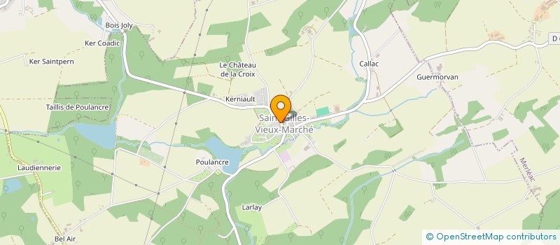 localisation de l'entreprise MADAME ELISABETH CASAN à SAINT-GILLES-VIEUX-MARCHE