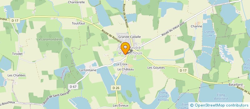 localisation de l'entreprise MADAME ELISABETH CASANOVA à SAINT-ANDRE-LE-BOUCHOUX