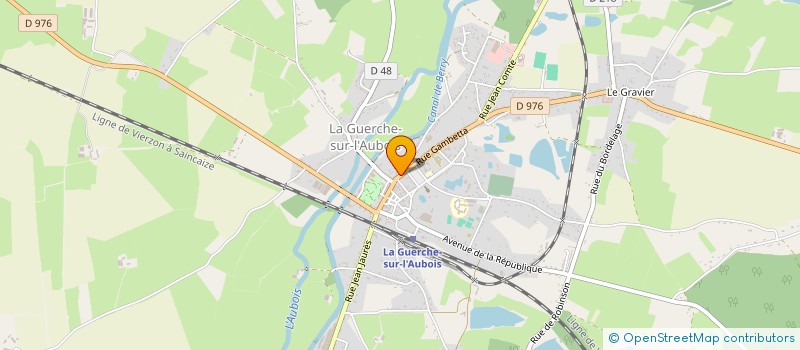 localisation de l'entreprise MADAME ELISABETH CASE  LA GUERCHE-SUR-L'AUBOIS