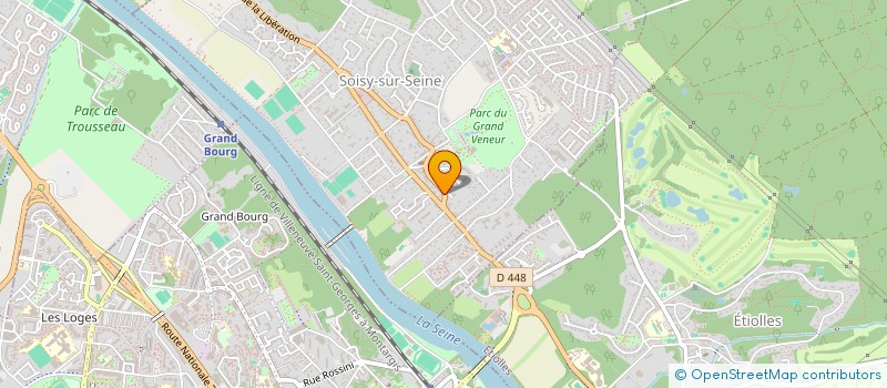 localisation de l'entreprise MADAME ELISABETH CASTAING à SOISY-SUR-SEINE