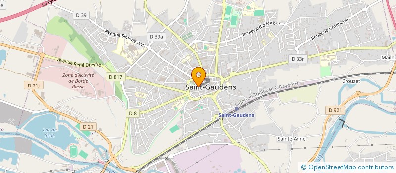 localisation de l'entreprise MADAME ELISABETH CASTELAS à SAINT-GAUDENS
