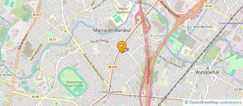 localisation de l'entreprise MADAME ELISABETH CASTRO GUTIERREZ à MARCQ-EN-BARŒUL