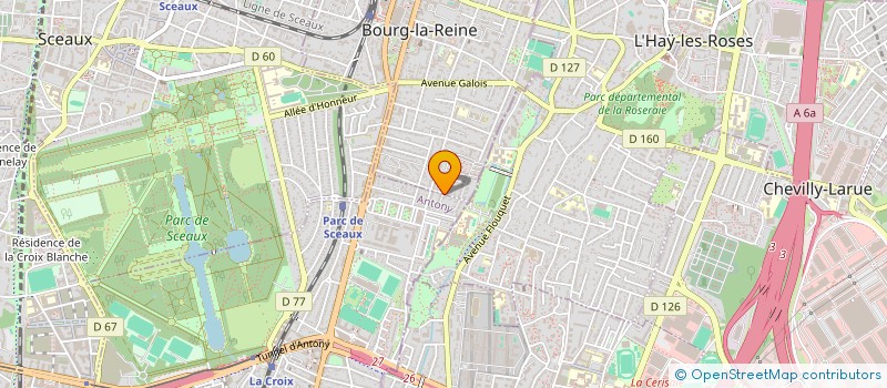 localisation de l'entreprise MADAME ELISABETH CATAIX à ANTONY