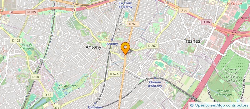 localisation de l'entreprise MADAME ELISABETH CATARINO à ANTONY