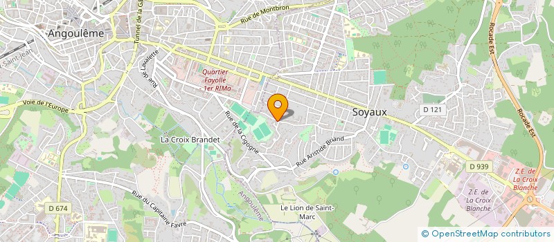 localisation de l'entreprise MADAME ELISABETH CELESTIN à SOYAUX