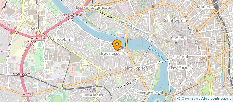 localisation de l'entreprise MADAME ELISABETH CHAGNE à TOULOUSE