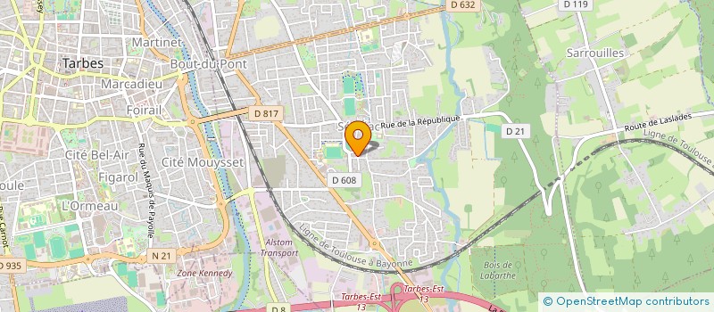 localisation de l'entreprise MADAME ELISABETH CHAIGNE  SEMEAC