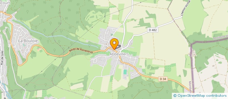localisation de l'entreprise MADAME ELISABETH CHAMBERT à BLAMONT