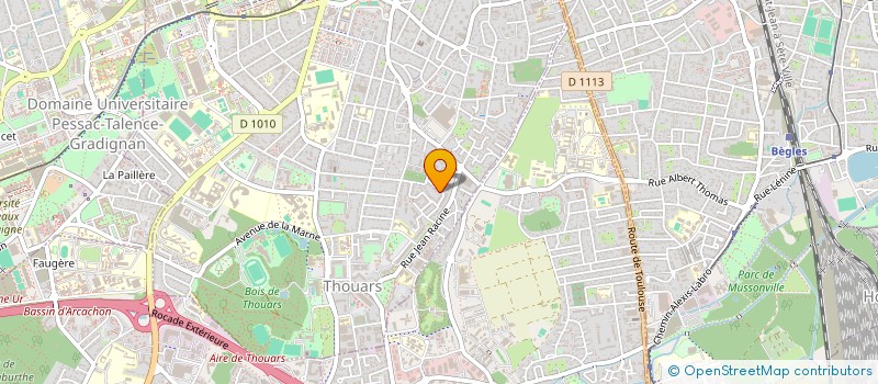 localisation de l'entreprise MADAME ELISABETH CHANTREL  TALENCE