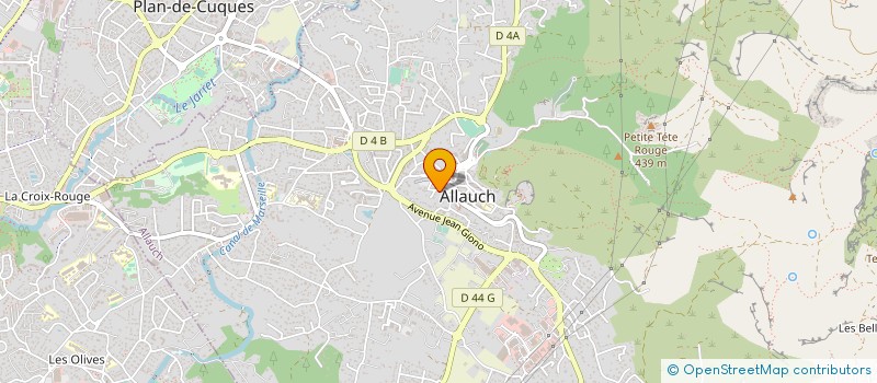 localisation de l'entreprise MADAME ELISABETH CHAPUIS à ALLAUCH