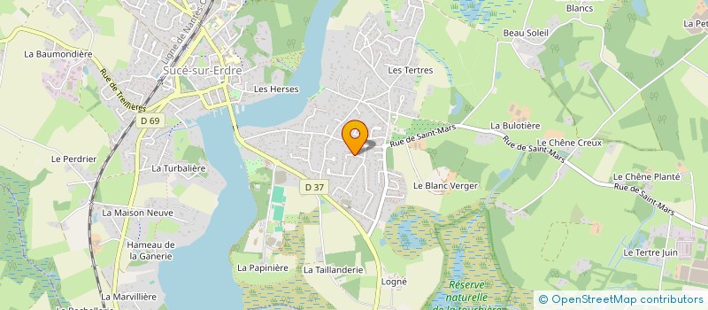 localisation de l'entreprise MADAME ELISABETH CHARLES  SUCE-SUR-ERDRE