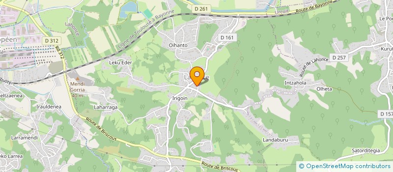 localisation de l'entreprise MADAME ELISABETH CHASSAGNE  LAHONCE