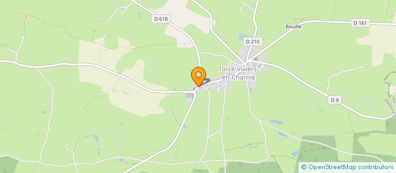 localisation de l'entreprise MADAME ELISABETH CHAUVEAU à TORCE-VIVIERS-EN-CHARNIE