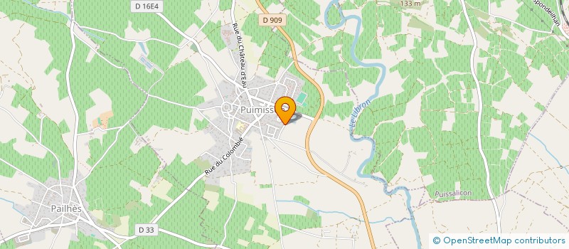 localisation de l'entreprise MADAME ELISABETH CHEMERY  PUIMISSON