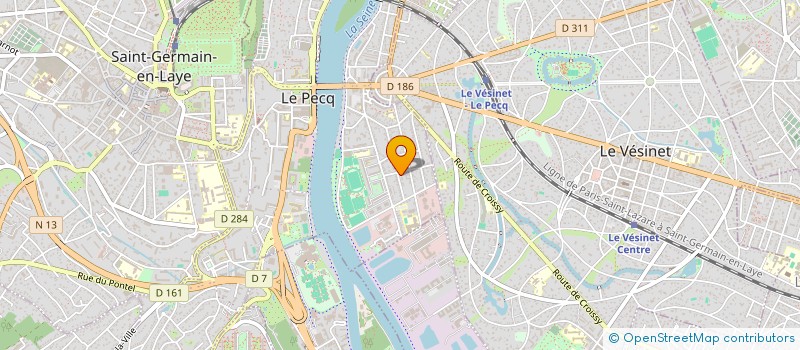 localisation de l'entreprise MADAME ELISABETH CHEUNG  LE PECQ